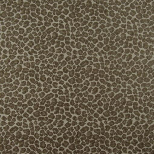 Golding Fabrics Spots Mineral brown leopard skin fabric
