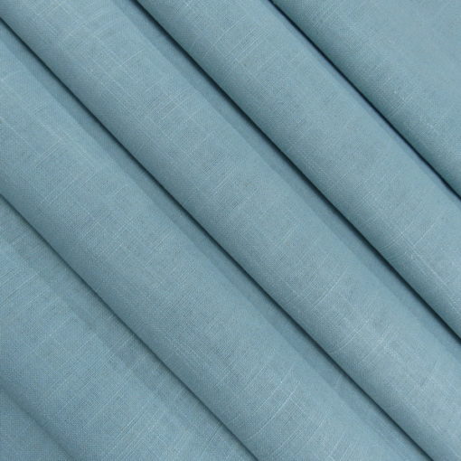 Covington Jefferson Linen 53 Sky solid linen blend fabric