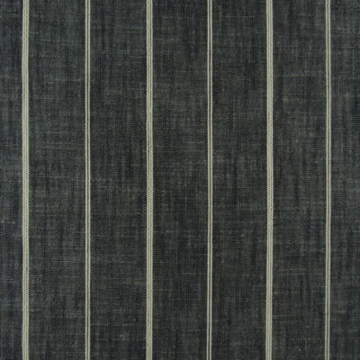 Richloom Fabrics Fritz Peppercorn black and beige farmhouse ticking stripe fabric
