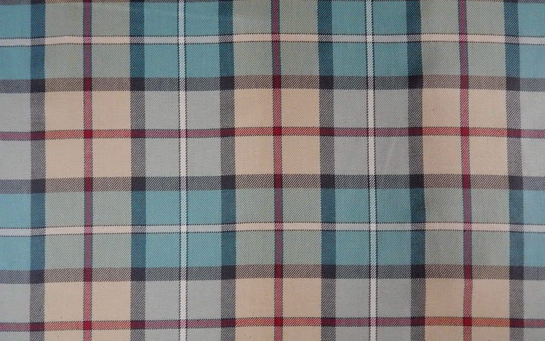 Discount Tartan Plaid Spa Fabric