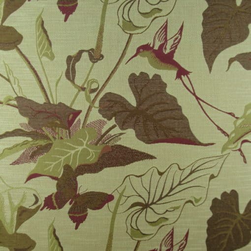 Water Garden Rose Upholstery Fabric