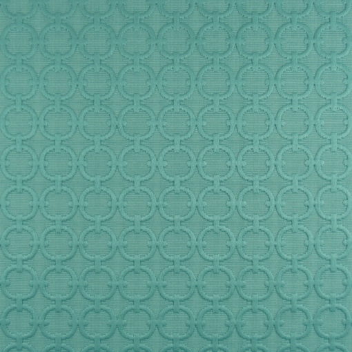 PK Lifestyles Full Circle Turquoise matelasse fabric