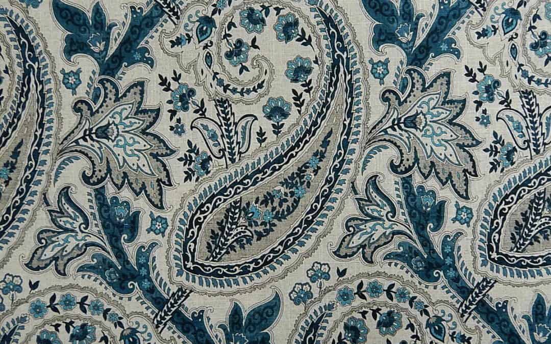 Waverly Williamsburg Plumtree Paisley Ink