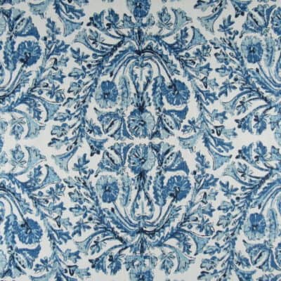 Lacefield Designs Sofia Azure blue block print fabric