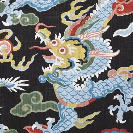 Home Accent Fabrics Dragon Lady Black Magic