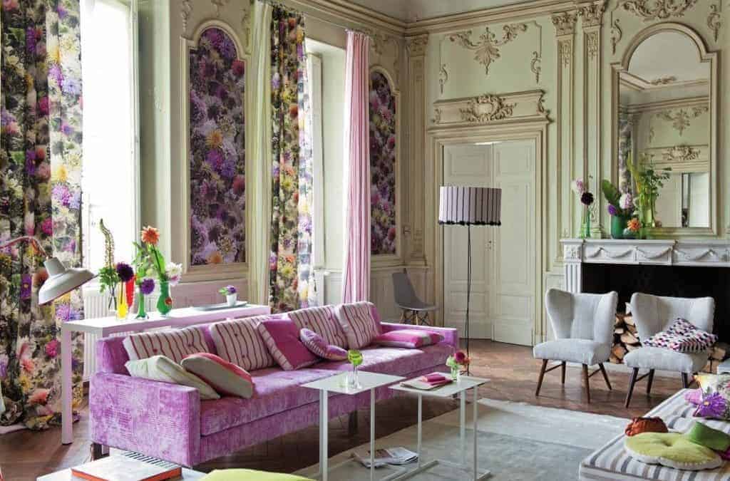 Modern Floral Fabric Inspiration
