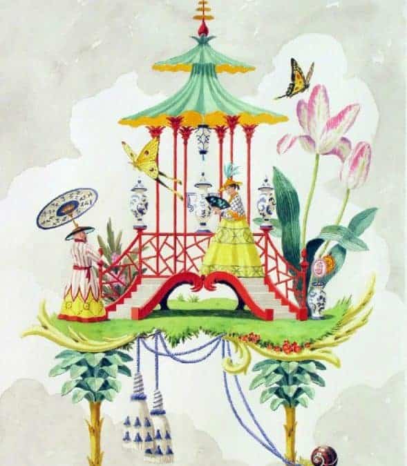 Chinoiserie Pagodas – Oriental Fabric Inspiration