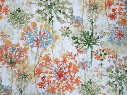 Floral print fabric.