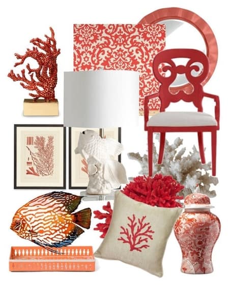 Photo of coral reef home decor