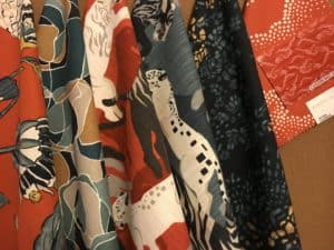 photo of fabrics