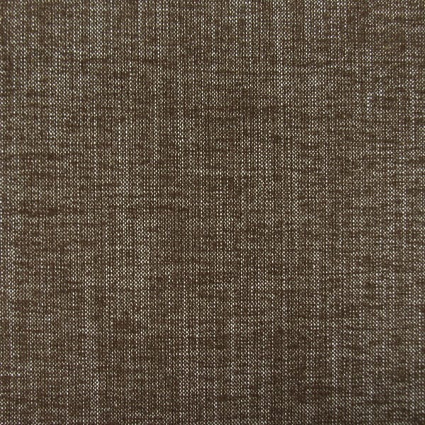 Solid Chocolate Brown Woven Chenille Upholstery Fabric 