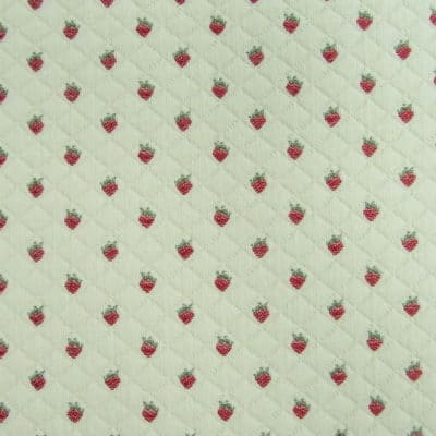 Diamond Quilt Strawberry Sale Fabric