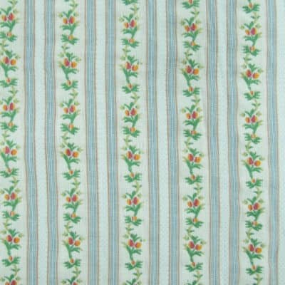 Petite Stripe Blue Cottage Fabric