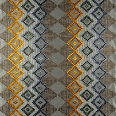 Aviana Gray Embroidery Fabric