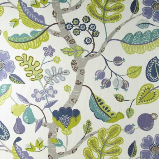 PKaufmann Enchanted Forest Blueberry Sale Fabric