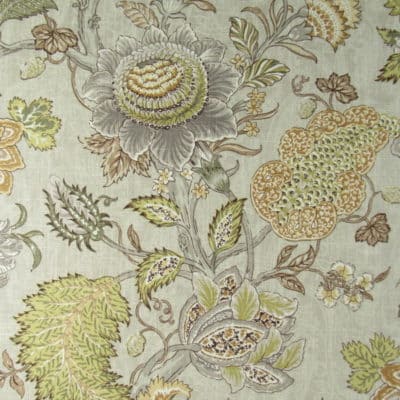 PKaufmann Finley Platinum Floral Fabric