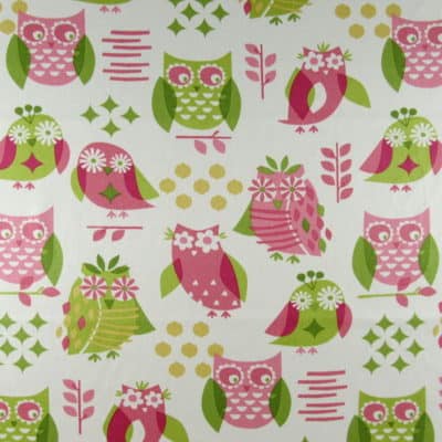 PKaufmann Its A Hoot Petal Owl Fabric