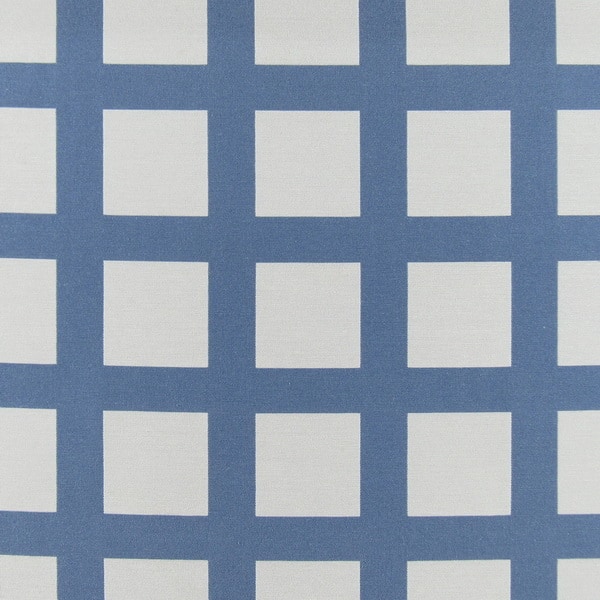 Squares Blue White Overstock Fabric