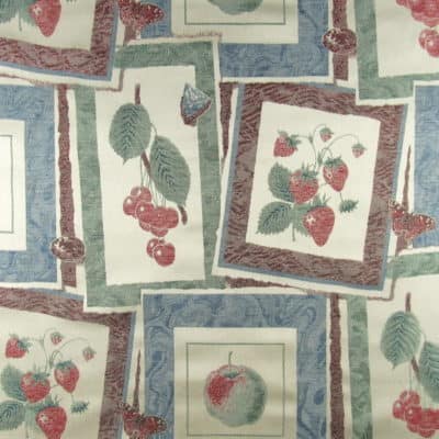 Berry Art Multi Jacquard Fabric