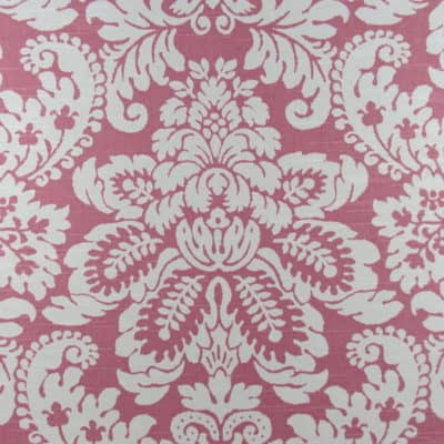 Braemore Julian Flamingo Pink White Print Fabric