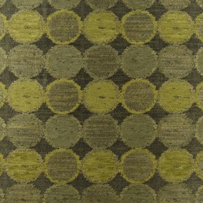 Carlsbad Peppercorn Chenille Circles Upholstery Fabric