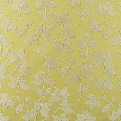Crofton Yellow White Leaf Overstock Fabric
