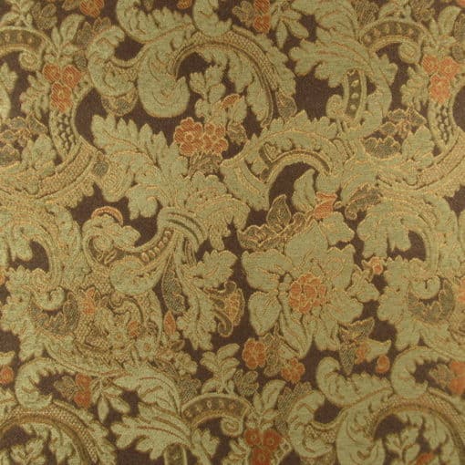 Duncan Sable Floral Chenille Upholstery Fabric
