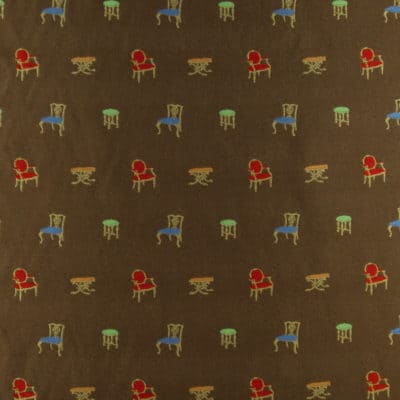Fauteuil Brown Discount Furniture Fabric