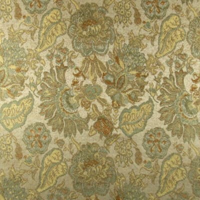 Grand Flora Citron Upholstery Fabric