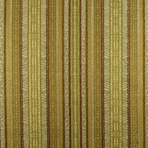 Hamilton Cornflower Gold Stripe Upholstery Fabric
