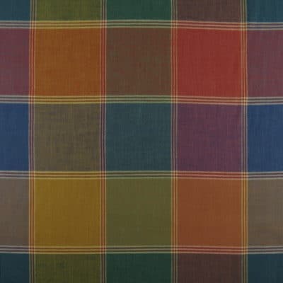 Madras Plaid Jewel Sale Fabric