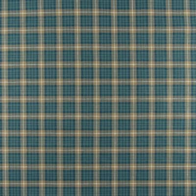 McDowell Plaid Teal Cotton Fabric