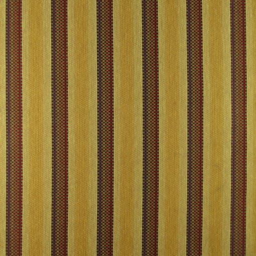 Micah Stripe Golden Upholstery Fabric
