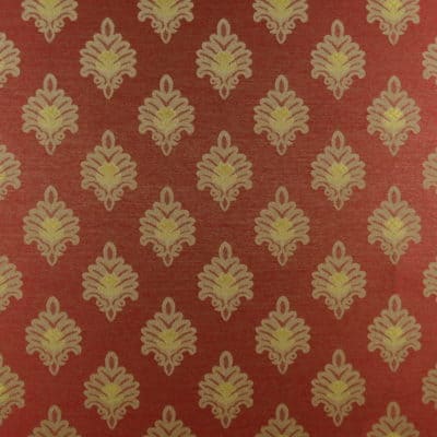 Newport Red Gold Icon Upholstery Fabric