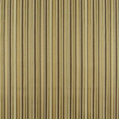Richloom Potluck Sand Castle Gold Brown Stripe Fabric