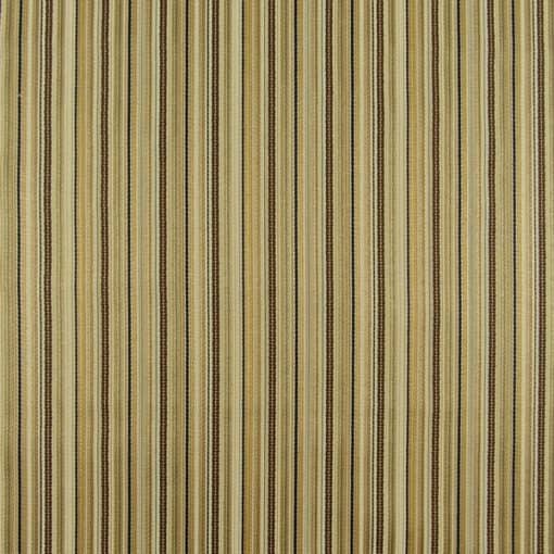 Richloom Potluck Sand Castle Gold Brown Stripe Fabric