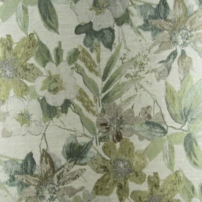 Sanderling Spa Floral Woven Upholstery Fabric
