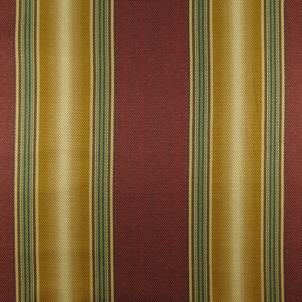 Search Stripe Multi Red Gold, Clearance Fabric