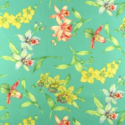 Waverly Sale Fabric Orchid Cove Mint