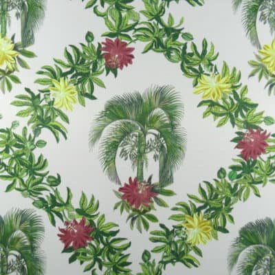 Altizer Nosara Ecru Floral Tropical Print