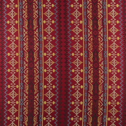 Breckenridge Ruby Cabin Upholstery Fabric