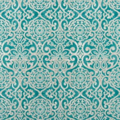 Miranda Lattice Turquoise Outdoor Fabric
