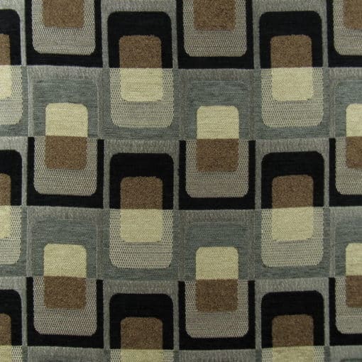 Cruiser Ebony Contemporary Chenille Upholstery Fabric