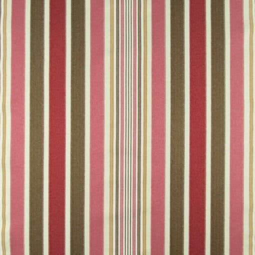 Sulka Pomegranate Stripe Upholstery Fabric