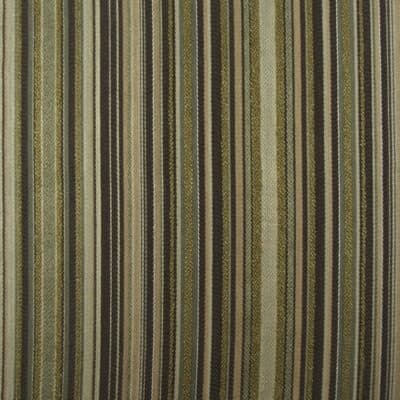 Brown Gold Stripe Upholstery Fabric