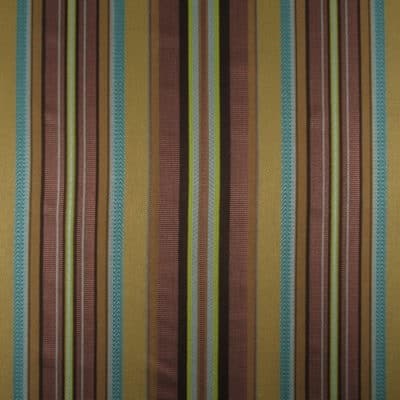 Mainline Stripe Aubergine Upholstery Fabric