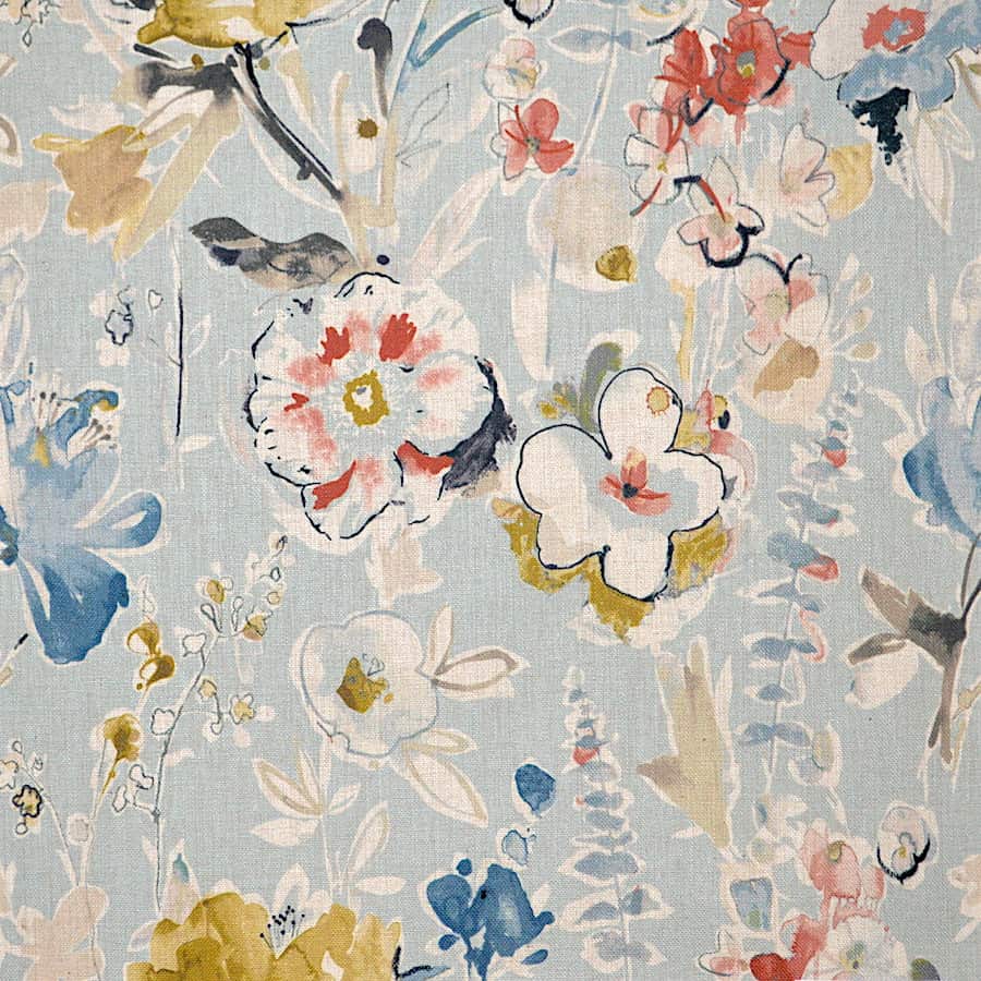 Magnolia Fabric | Perino Gulf Watercolor Floral | 1502 Fabrics