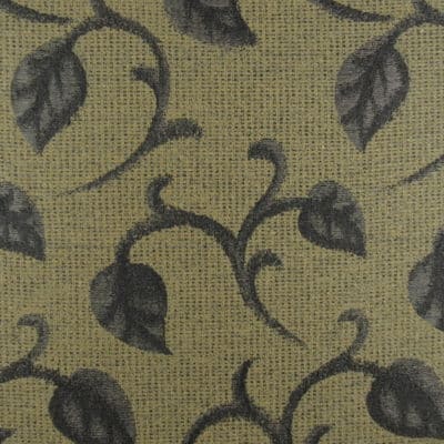 Black Gold Leaf Upholstery Fabric