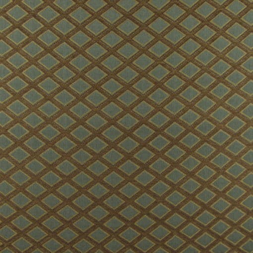 Diamond Trellis Spa Brown Upholstery Fabric
