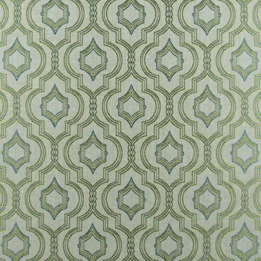 Richloom Danzig Peacock Geometric Fabric